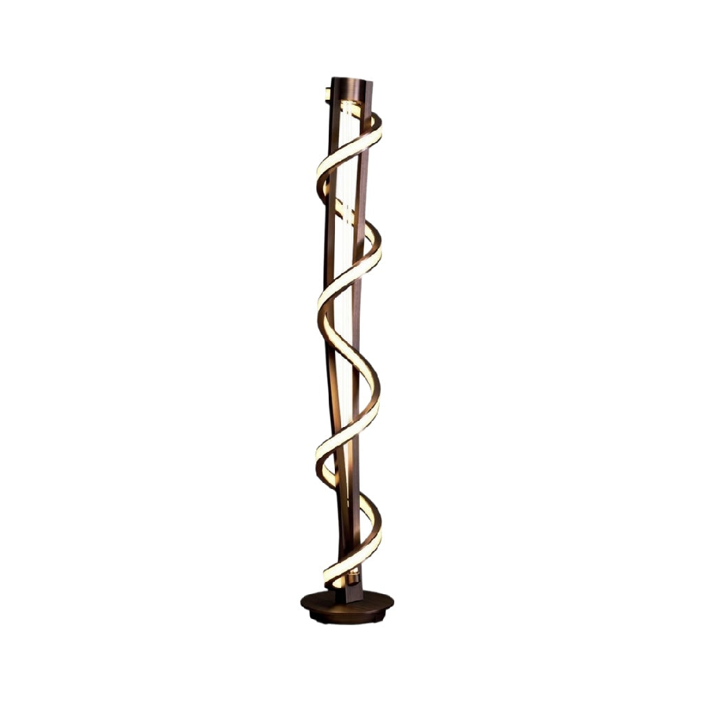 **Technische titel in het Nederlands:** **Moderne spiraalvormige vloerlamp met LED-verlichting**